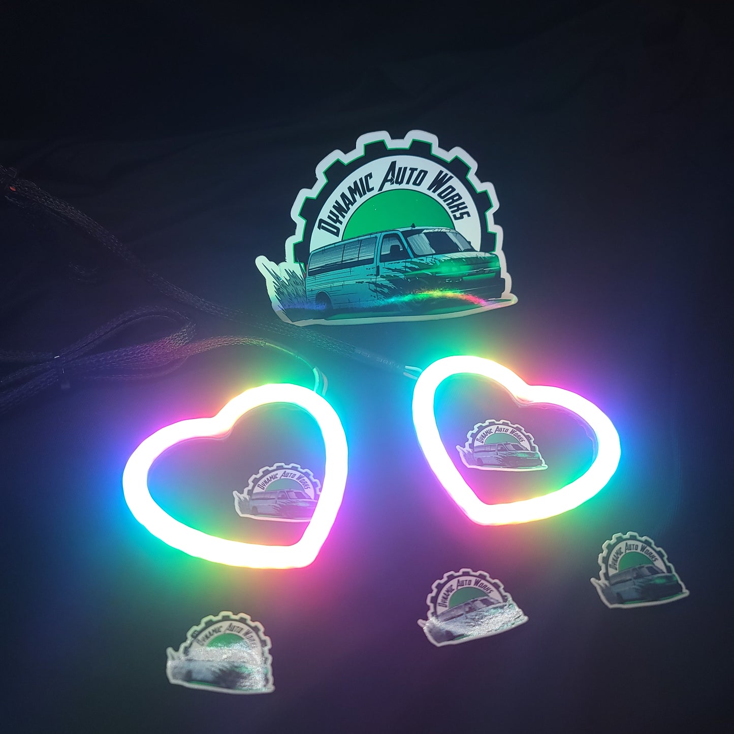 DYNAMIC Heart Color Flow Halos