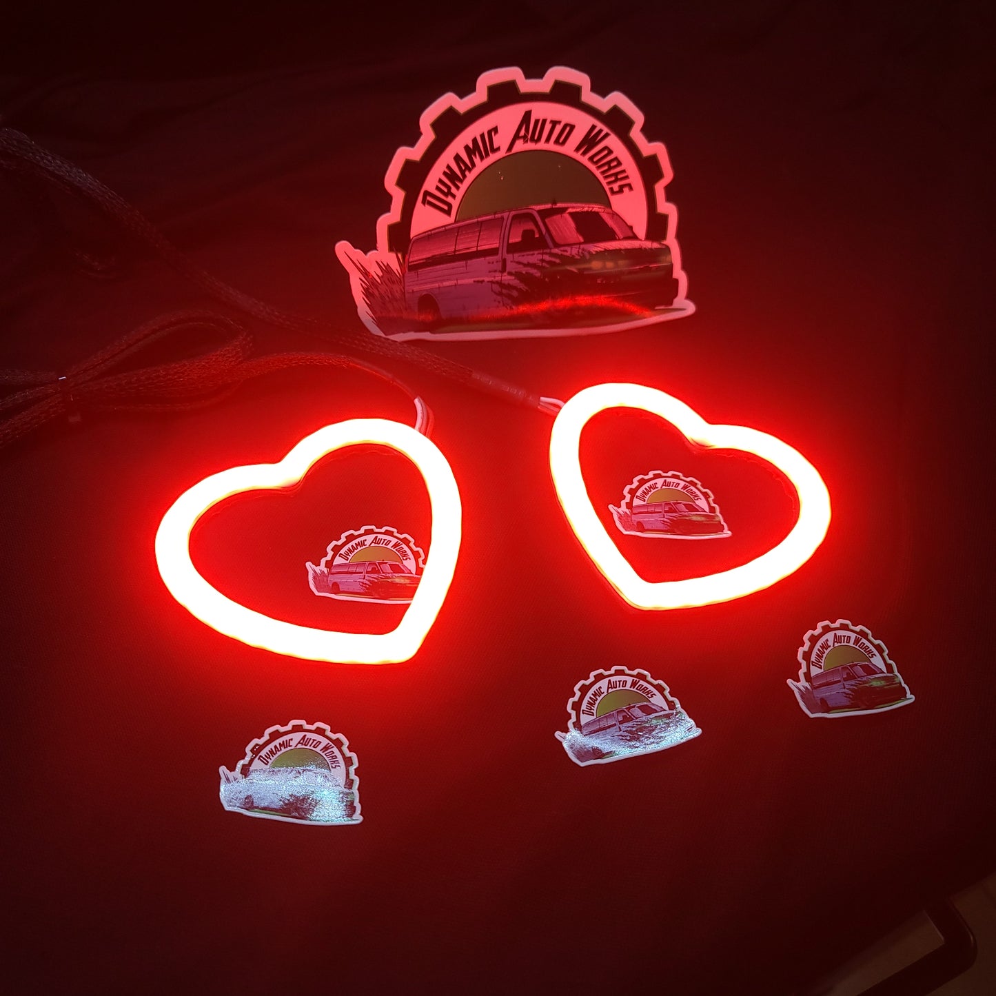 DYNAMIC Heart Color Flow Halos
