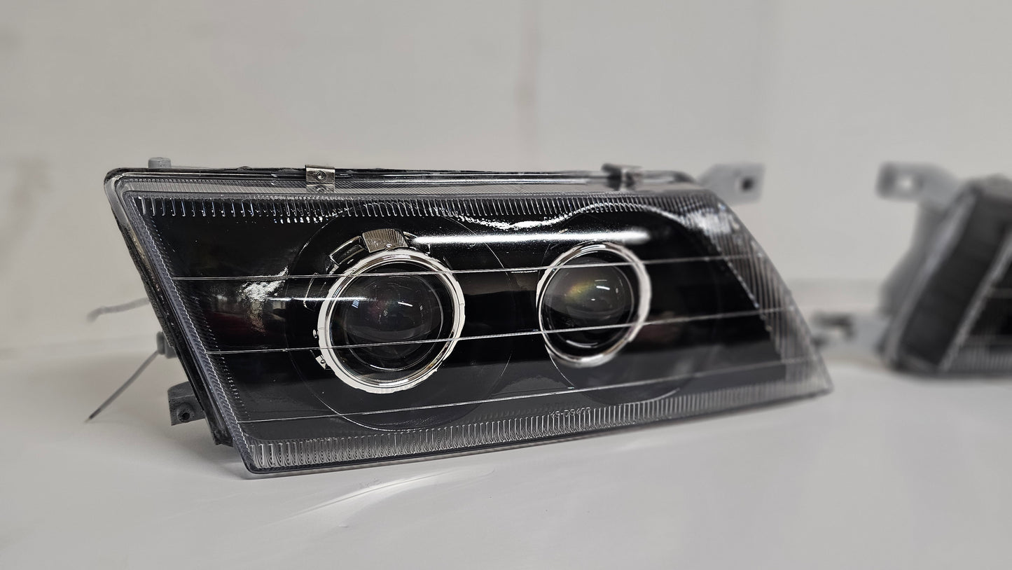 Nissan B14 sentra/200sx quad bi-led projector housings