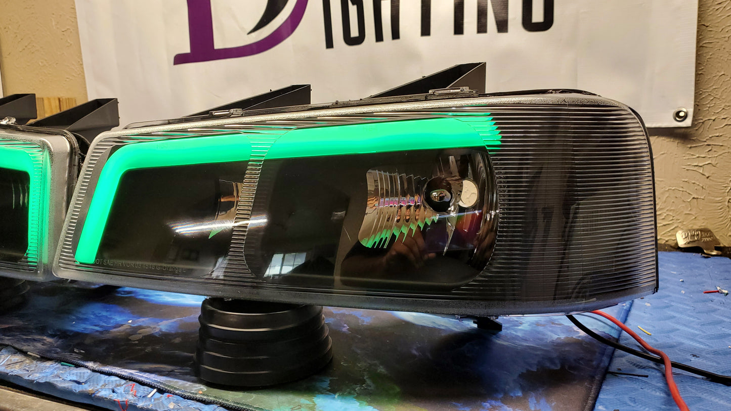 Custom LED Headlights for 2003–2025 Chevy Express & GMC Savana Vans