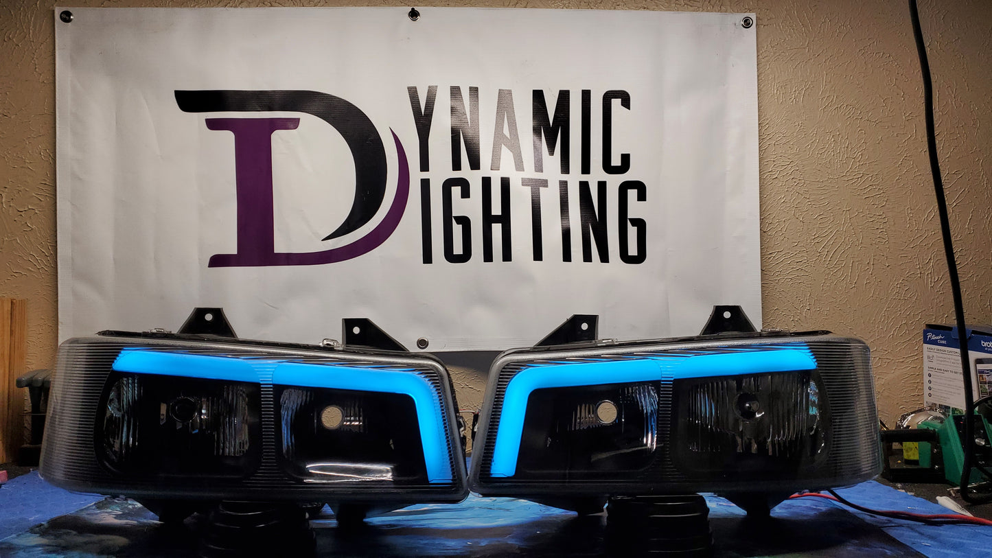 Custom LED Headlights for 2003–2025 Chevy Express & GMC Savana Vans