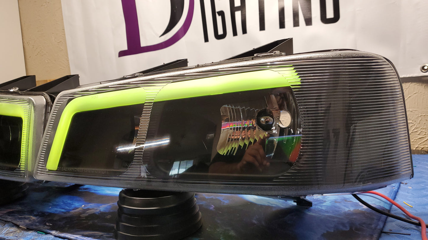 Custom LED Headlights for 2003–2025 Chevy Express & GMC Savana Vans