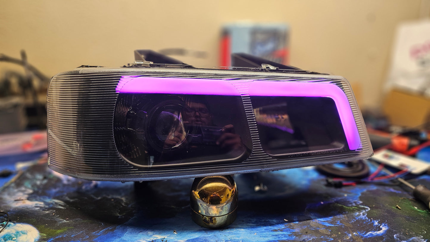 Custom LED Headlights for 2003–2025 Chevy Express & GMC Savana Vans