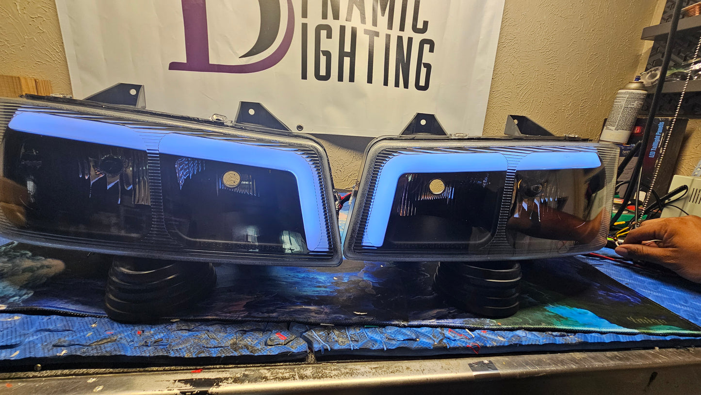 Custom LED Headlights for 2003–2025 Chevy Express & GMC Savana Vans