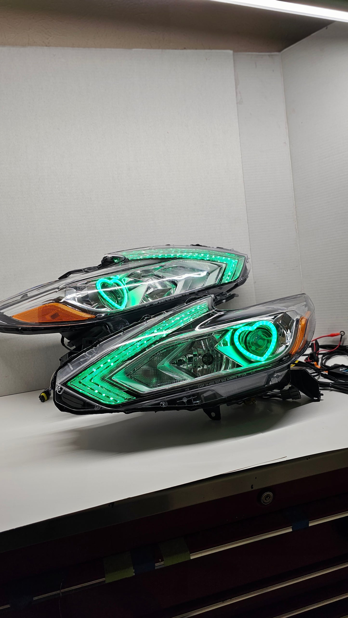 2016-2018 Nissan Altima heart head lights with drl