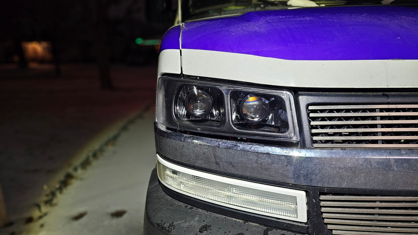 2003-2025 Chevrolet/GMC EXPRESS/SAVANA  QUAD BI-LED Projector  Headlights